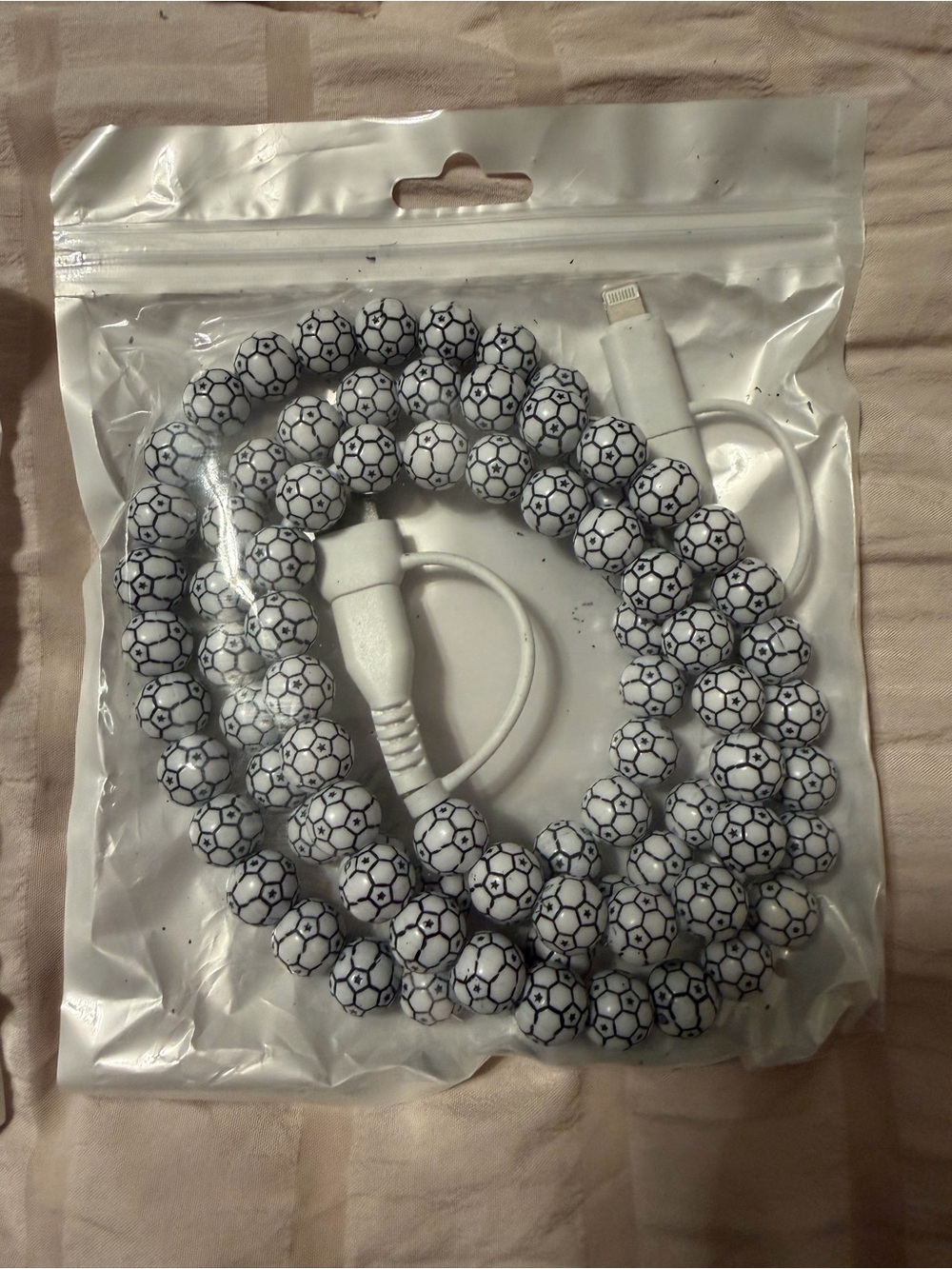 Soccer beaded 4 in one charger